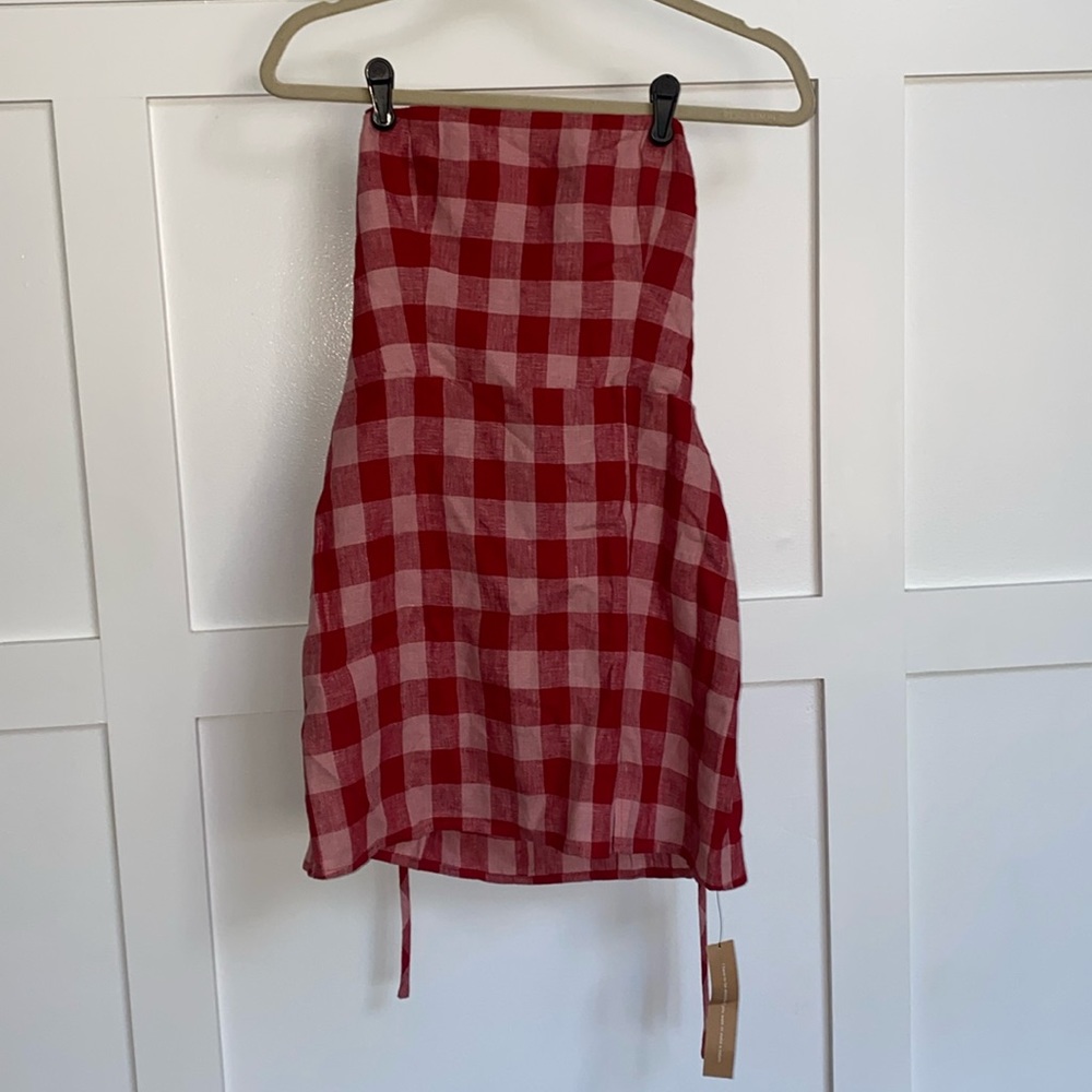 Reformation Linda Linen Dress